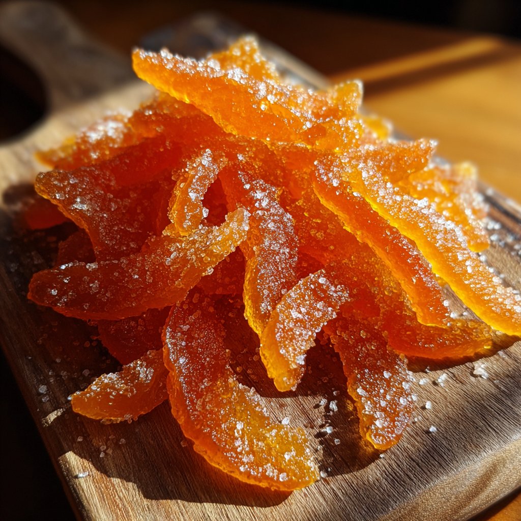 Candied Orange Peel Citrus Candy
