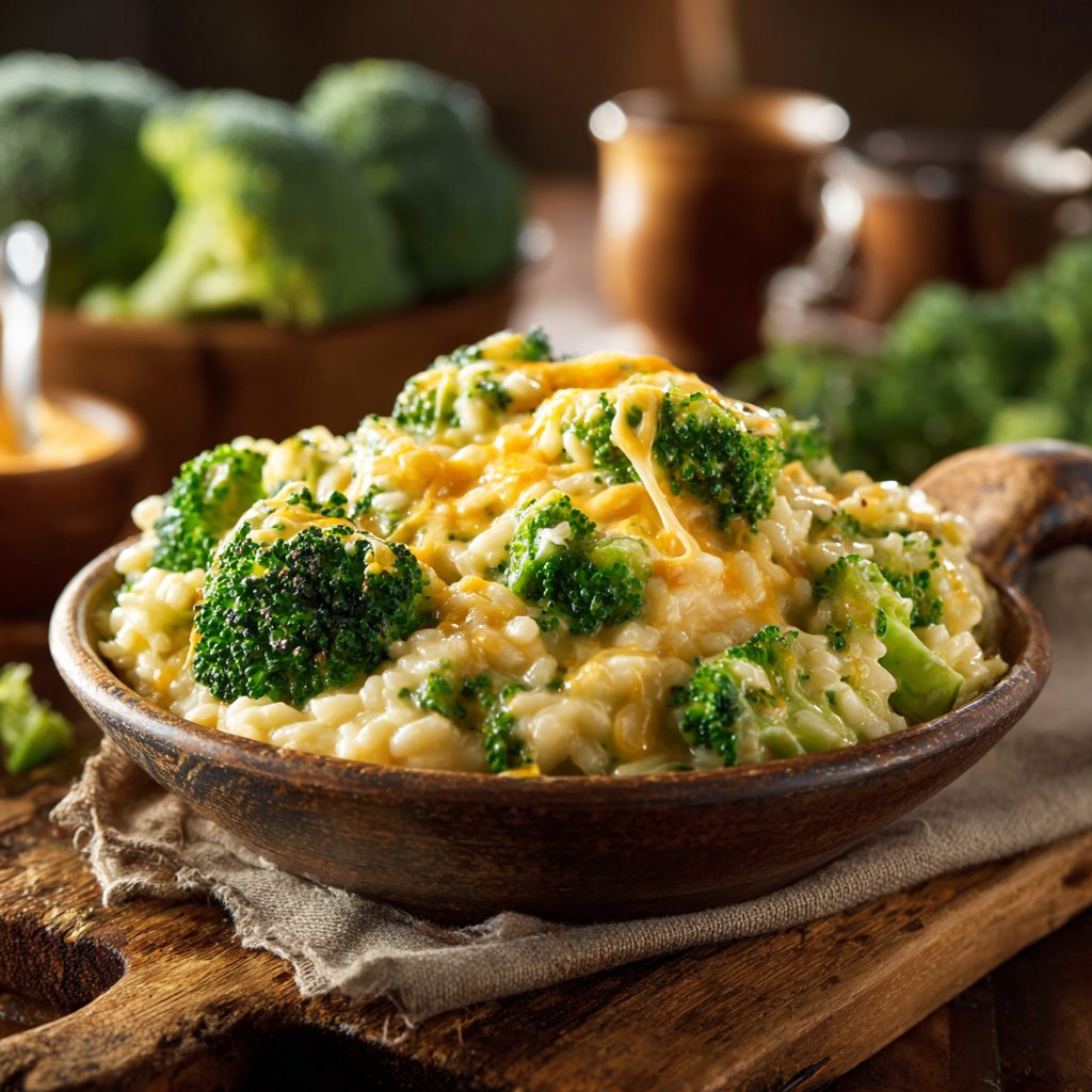 One-Pot Cheesy Broccoli Rice