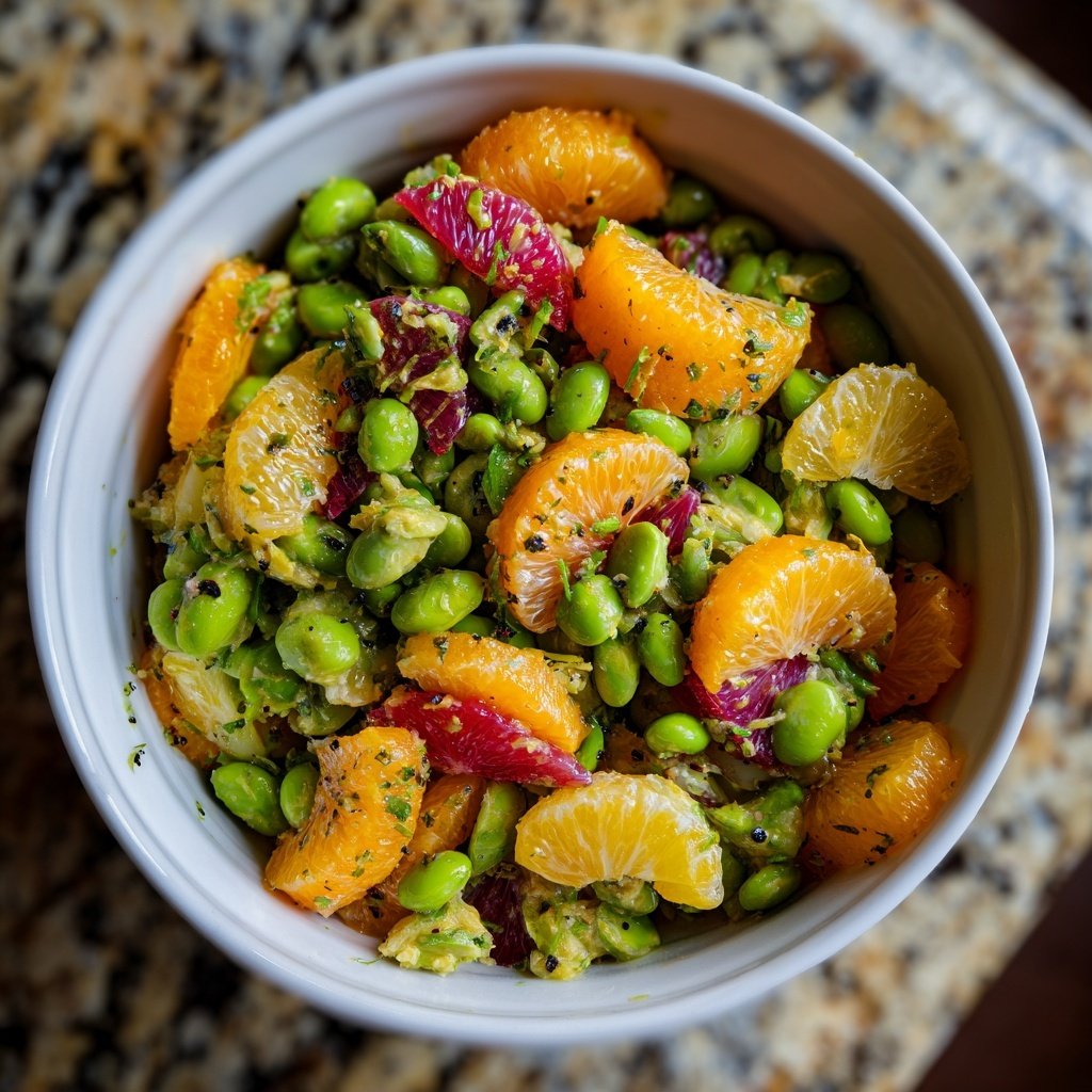 Zesty Citrus Edamame Salad