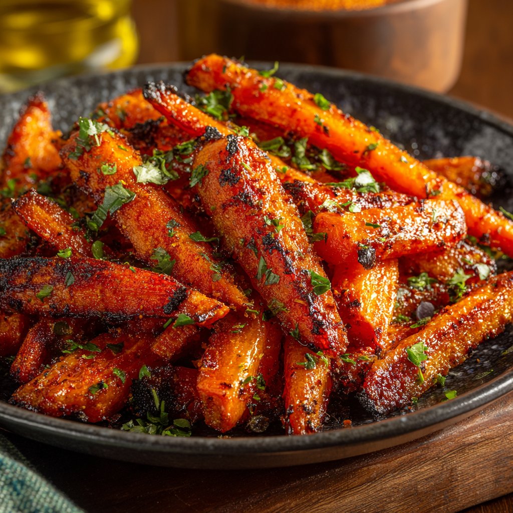 Smoky Paprika Roasted Carrots