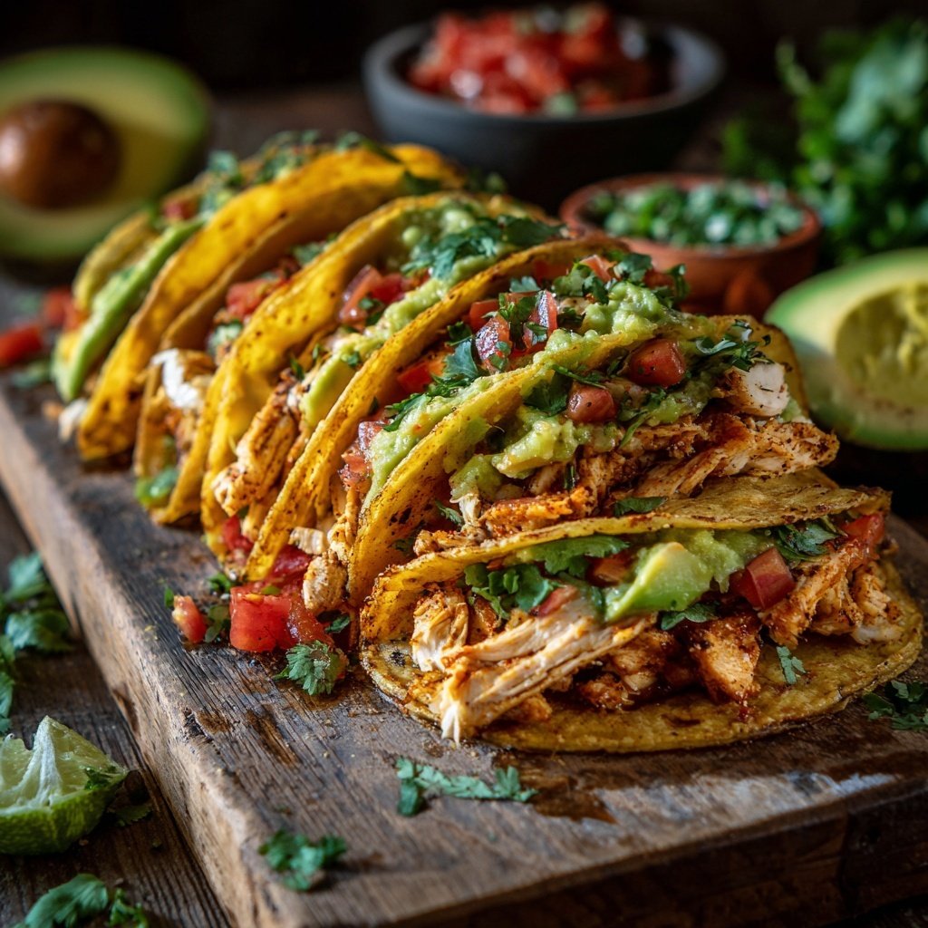 Global Mexican Chicken Tacos