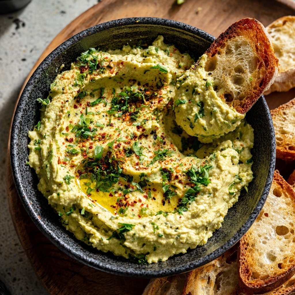 Creamy Avocado and Cannellini Dip