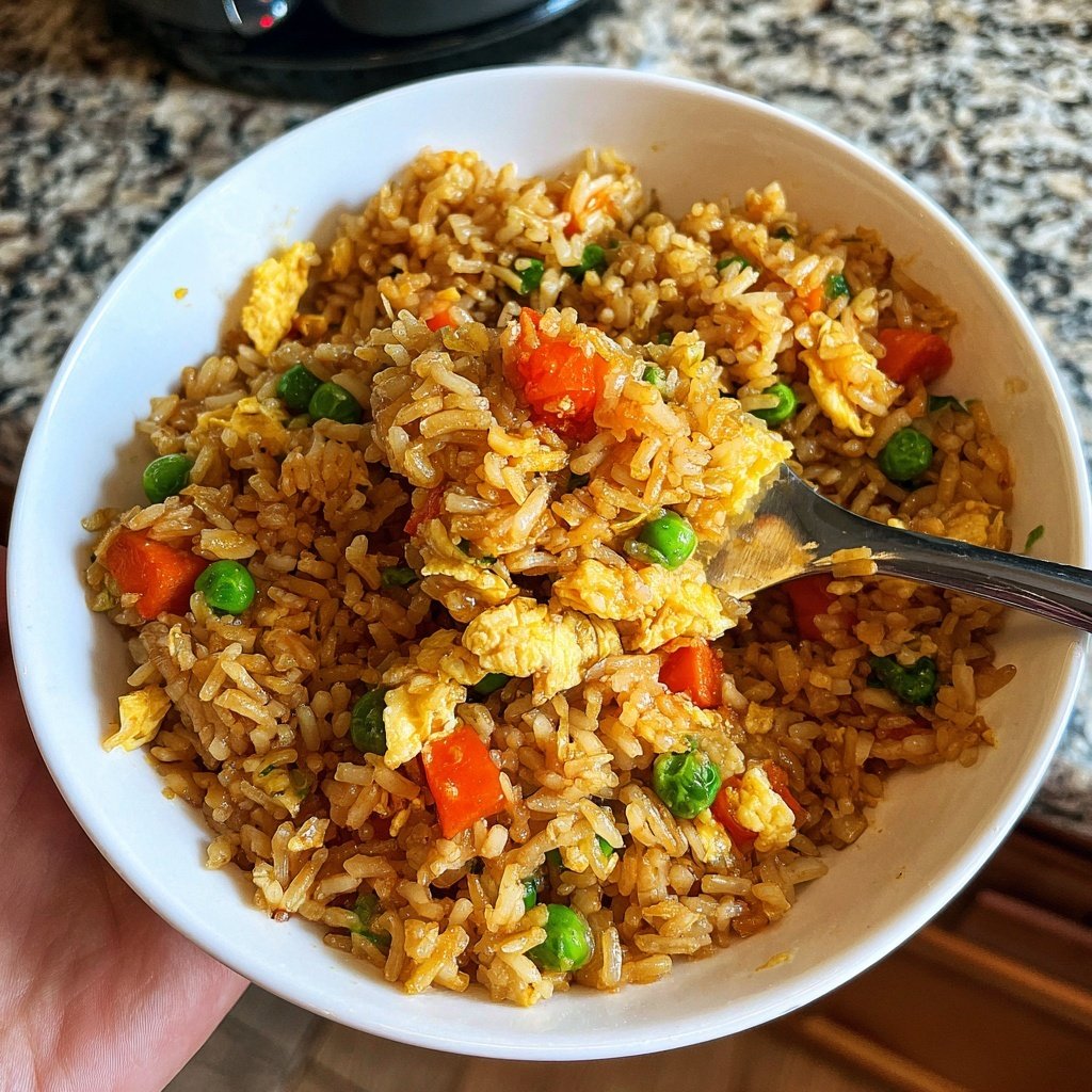 Quick 10 Minute Egg Fried Rice